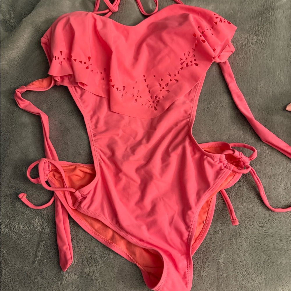 Arizona Jean Company Pink One Piece Swimsuit